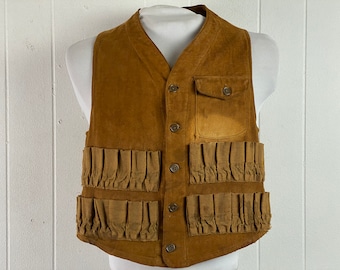 Vintage 1930-40s Hunting Vest Mens XS/S Distressed - Etsy 日本