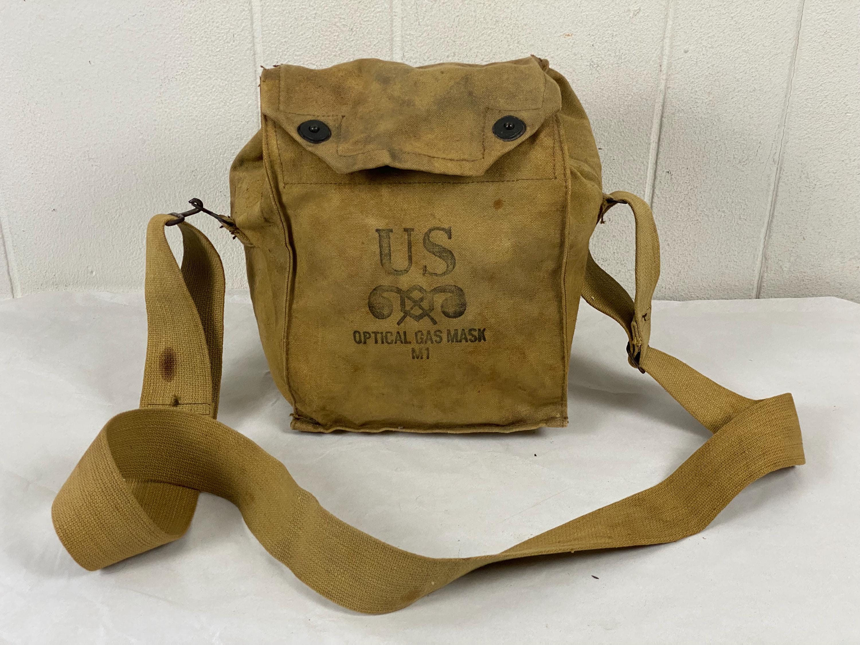 Vintage Bag, 1940s Bag, Shoulder Bag, WWII Bag, Messenger