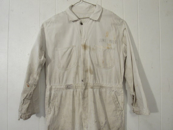 Vintage coveralls, vintage workwear, 1950s coveral