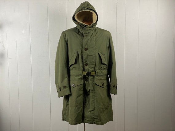 Vintage parka, size medium, M 1947 parka, hooded … - image 1