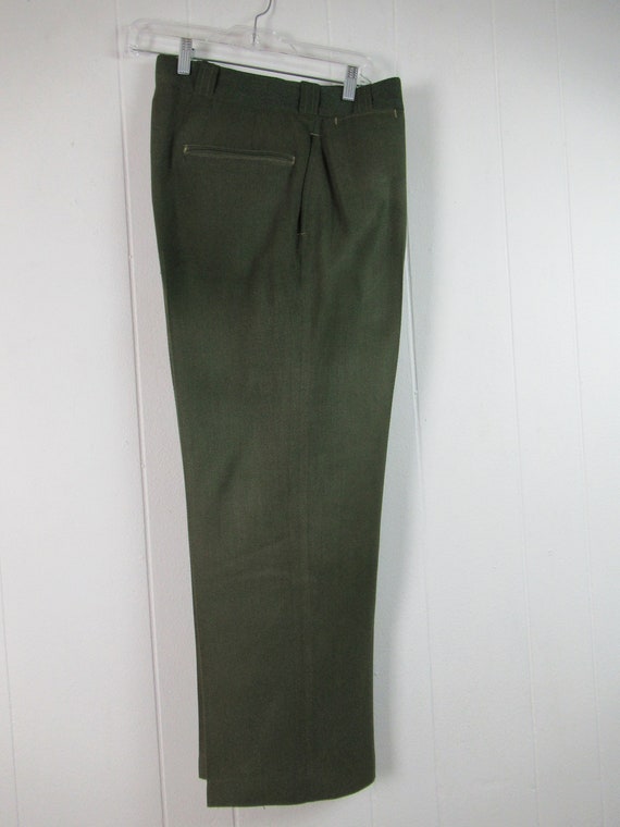 Vintage pants, gabardine pants, Army pants, 1950s… - image 6