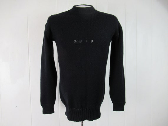 Vintage sweater, 1940s sweater, U.S.N. sweater, Na