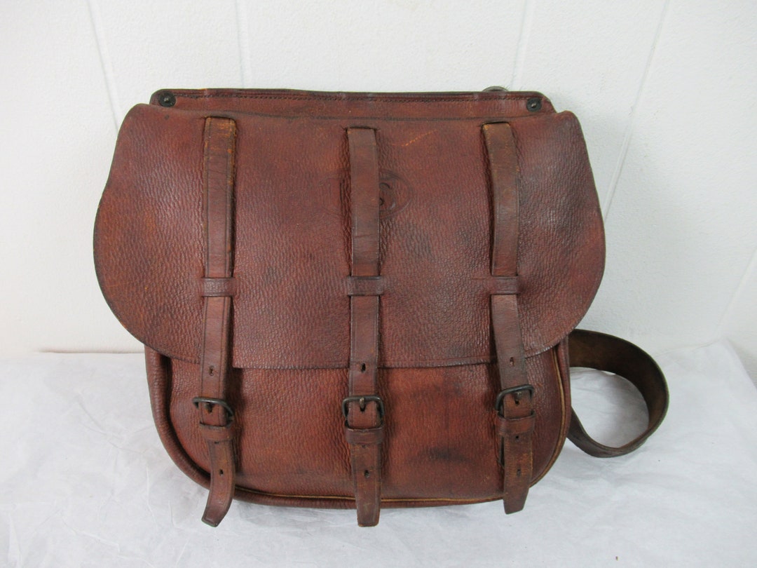 Vintage Bag, 1900s Bag, Shoulder Bag, Messenger Bag, Leather Vintage Bag, 1900s Bag, Shoulder Bag, Messenger Bag, Leather