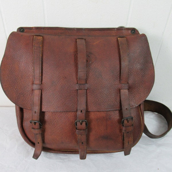 Vintage bag, 1900s bag, shoulder bag, messenger bag, leather bag, U.S.Army bag, dispatch bag, Rock Island Arsenal, vintage luggage