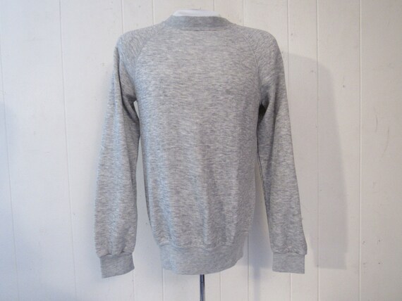 Vintage sweatshirt, 1960s sweatshirt, plain sweats