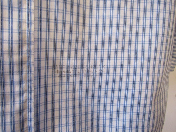 Vintage shirt, 1940s shirt, button down shirt, bl… - image 3