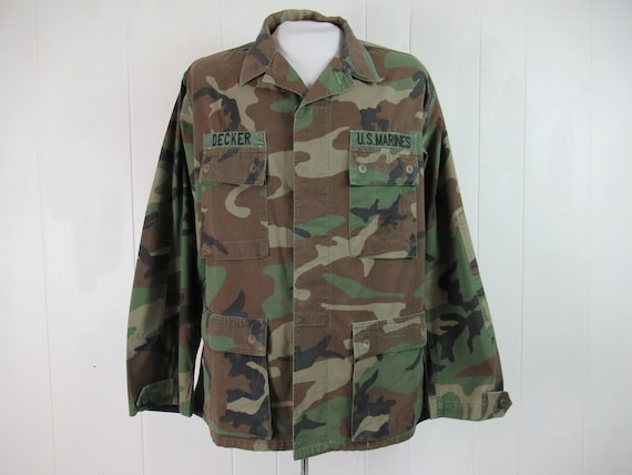 Vintage jacket, U.S. Marines jacket, camouflage ja