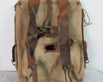 Vintage Backpack U.S. Army Backpack 
