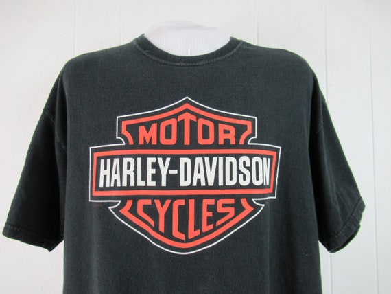 Vintage t shirt, Harley t shirt, motorcycle t shi… - image 2