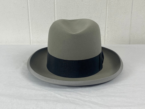 Vintage hat, size 7 , Borsalino hat, Homburg hat,… - image 2