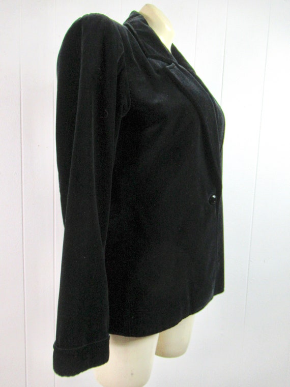 Vintage jacket, velvet jacket, Rive Gauche jacket… - image 3