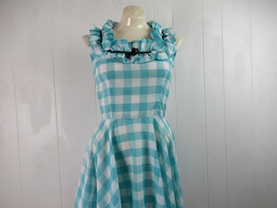 fitted lace wedding dress Patty Dress in Black Gingham – Ivy City Co main image 0
