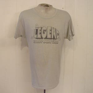 Vintage t-shirt, 1970s t shirts, graphic t shirt, A Legend in my own time, funny t shirt, vintage clothing, large