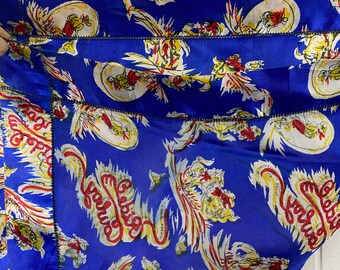 Vintage Bandana, 1940s Bandana, Cowboy Bandana, Cowboy Scarf