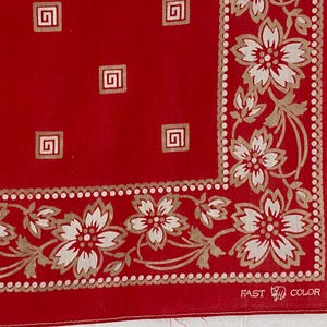 ▪️40’s【COWBOY】 VINTAGE BANDANA ▪️40's【COWBOY】 VINTAGE BANDANA