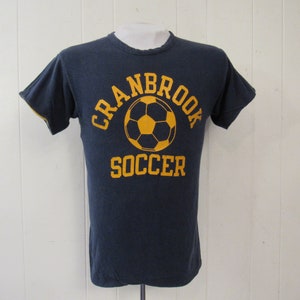Vintage t shirt, 1980s t shirt Champion t shirt, reversible t shirt, Cranbrook Academy, vintage clothing, size small