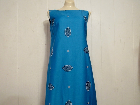 Vintage dress, Hawaiian dress, 1960s dress, Russia