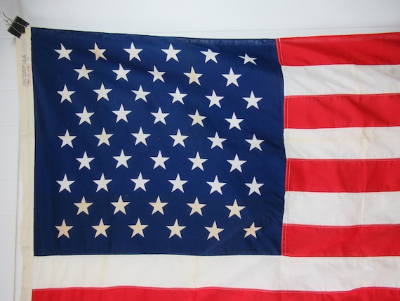 ヴィンテージ フラッグ、米国旗、1950 年代の旗、アメリカ国旗