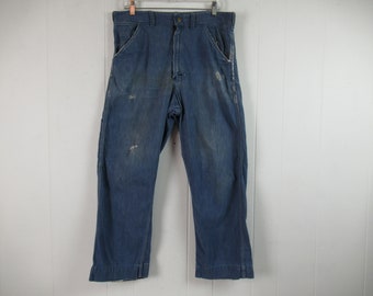 50's　vintage　PIONEER DU-ALLS WORK PANTS Vintage Pants, Work Pants, 1950s Pants, Sears Pants