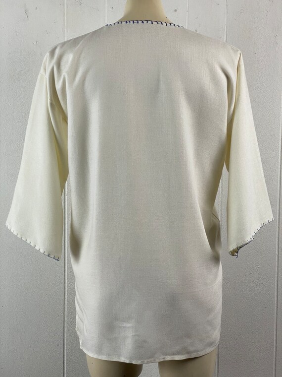 Vintage peasant blouse, hippie shirt, 1960s blous… - image 5