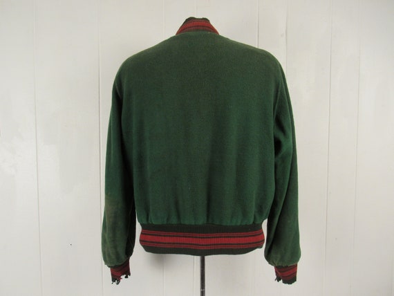 Vintage jacket, 1940s jacket, cotton flannel jack… - image 6