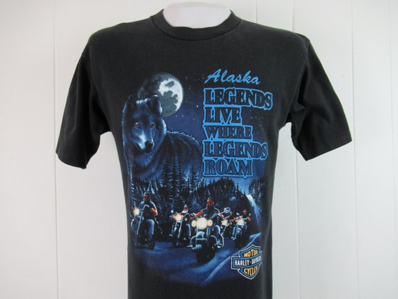 Vintage t shirt, Harley Davidson t shirt, motorcyc