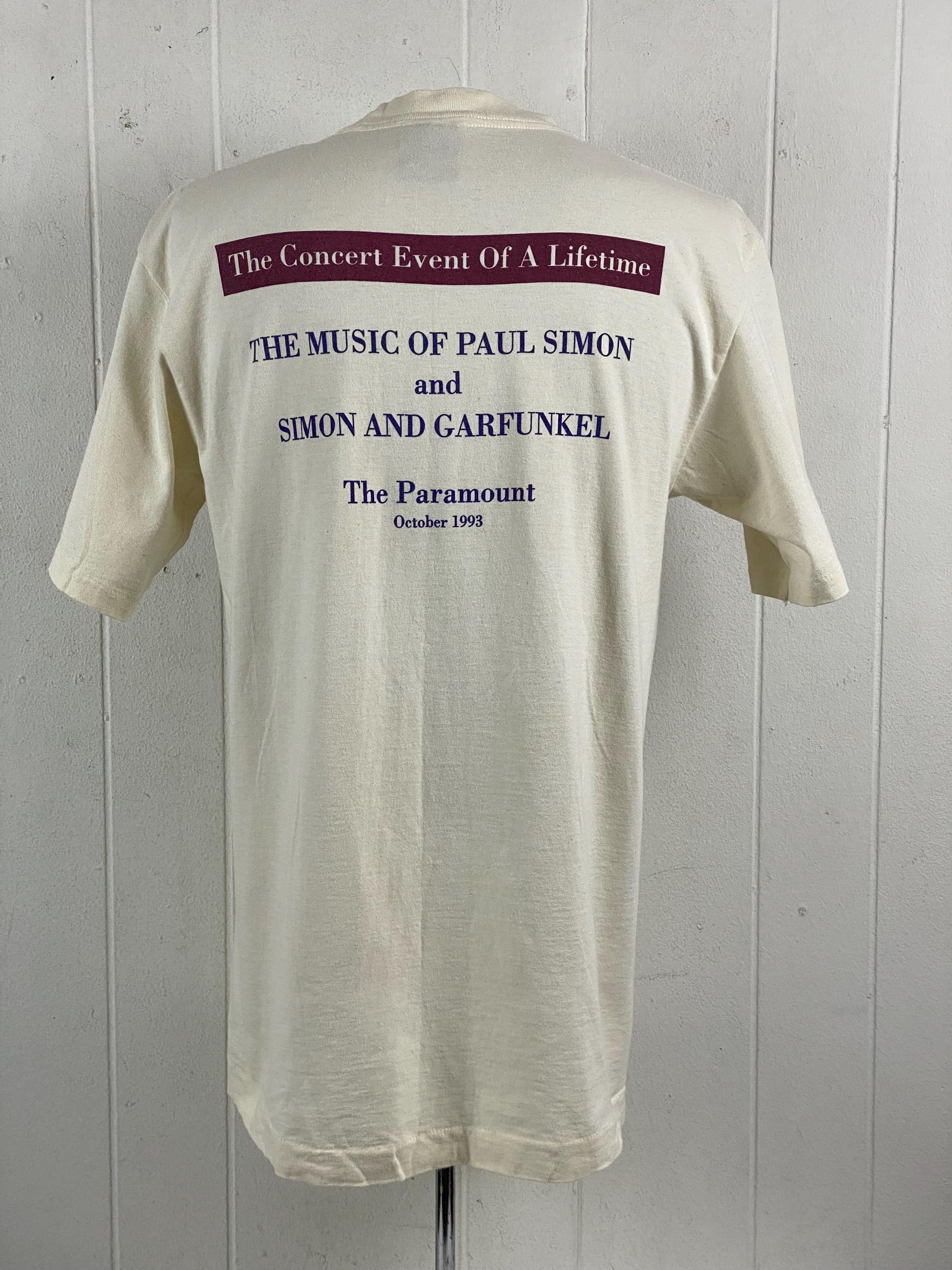 Simon Garfunkel T Shirt, Size Large, Vintage T Shirt, 1990s T