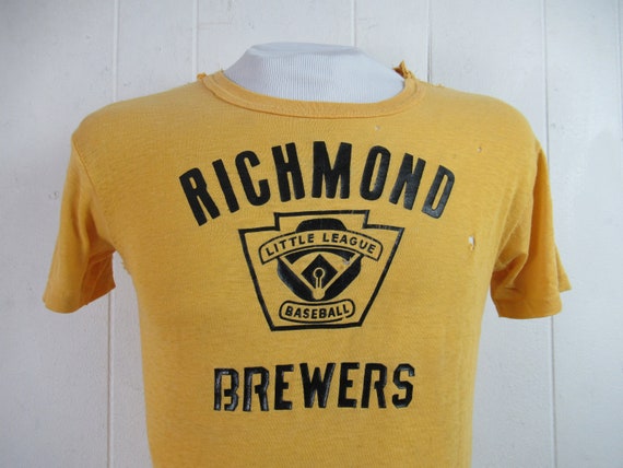 Vintage t shirt, 1960s t shirt, Richmond Brewers,… - image 2