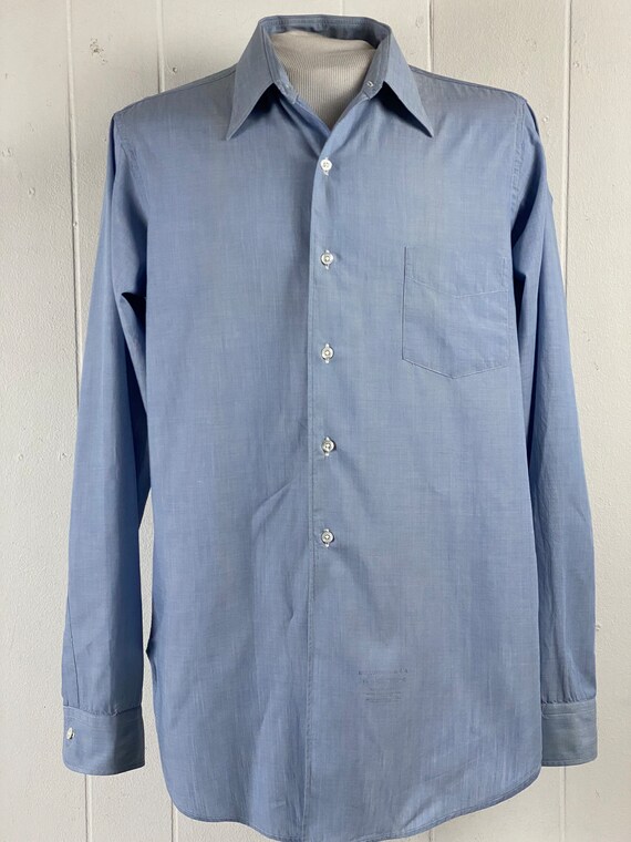 Vintage shirt, size medium, 1940s shirt, cotton s… - image 2