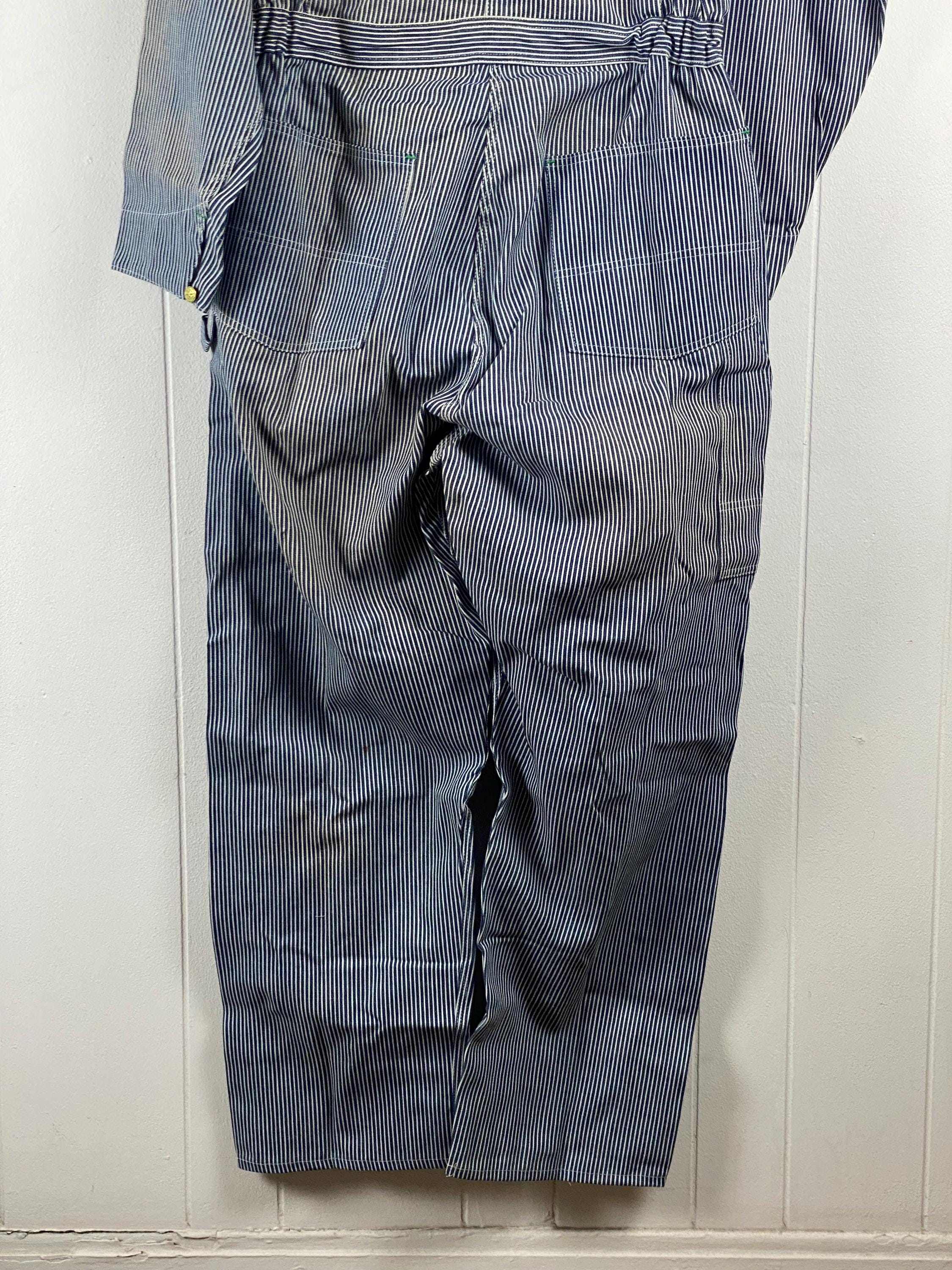 Oshkosh Coveralls, Size 44, Vintage Coveralls, Hickory Stripe