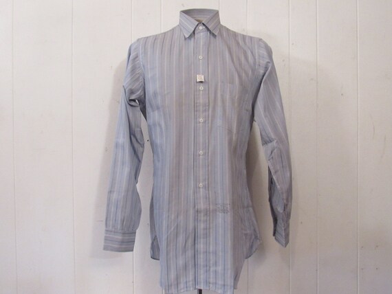 Vintage shirt, 1940s shirt, cotton shirt, button u
