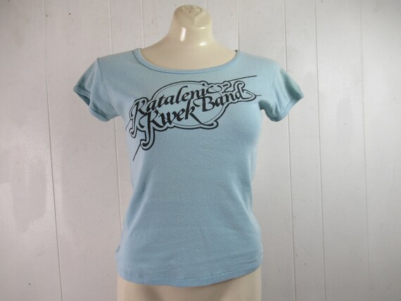 Vintage t shirt, 1970s t shirt, band t shirt, wome