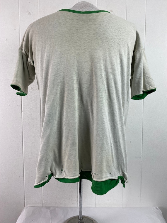 Vintage t shirt, 1950S t shirt, Reversible T-shir… - image 7