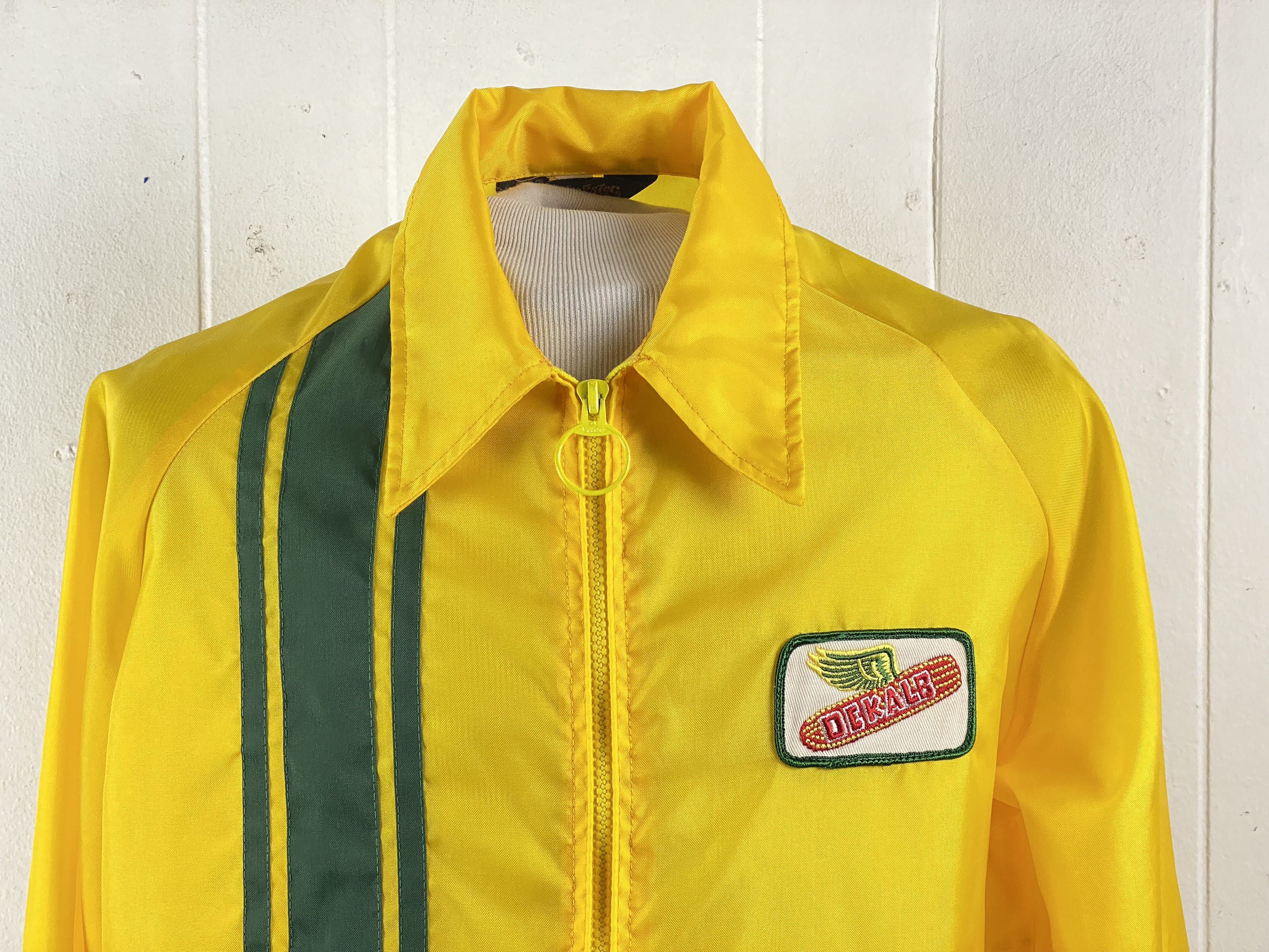 Vintage Jacket, Size Medium, 1970s Jacket, Racing Jacket, Dekalb