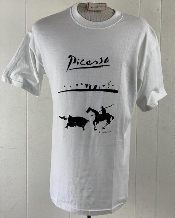 Picasso T Shirt, Size Large, 1990s T Shirt, Art T Shirt, Picasso