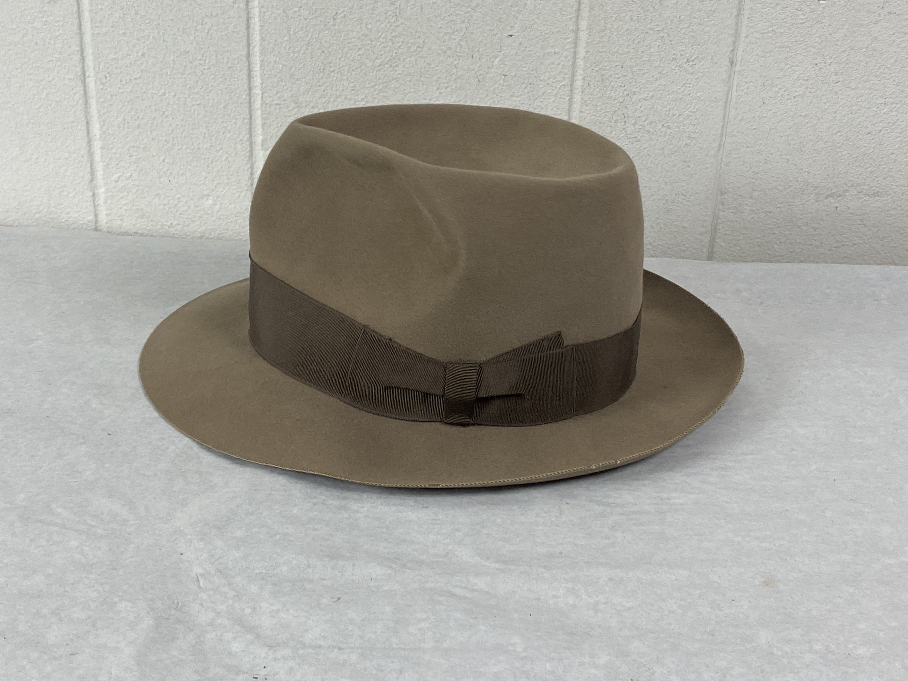Vintage Borsalino, Size 7 1/4, Vintage Fedora Hat, 1950s Vintage Borsalino, Size 7 1/4, Vintage Fedora Hat, 1950s