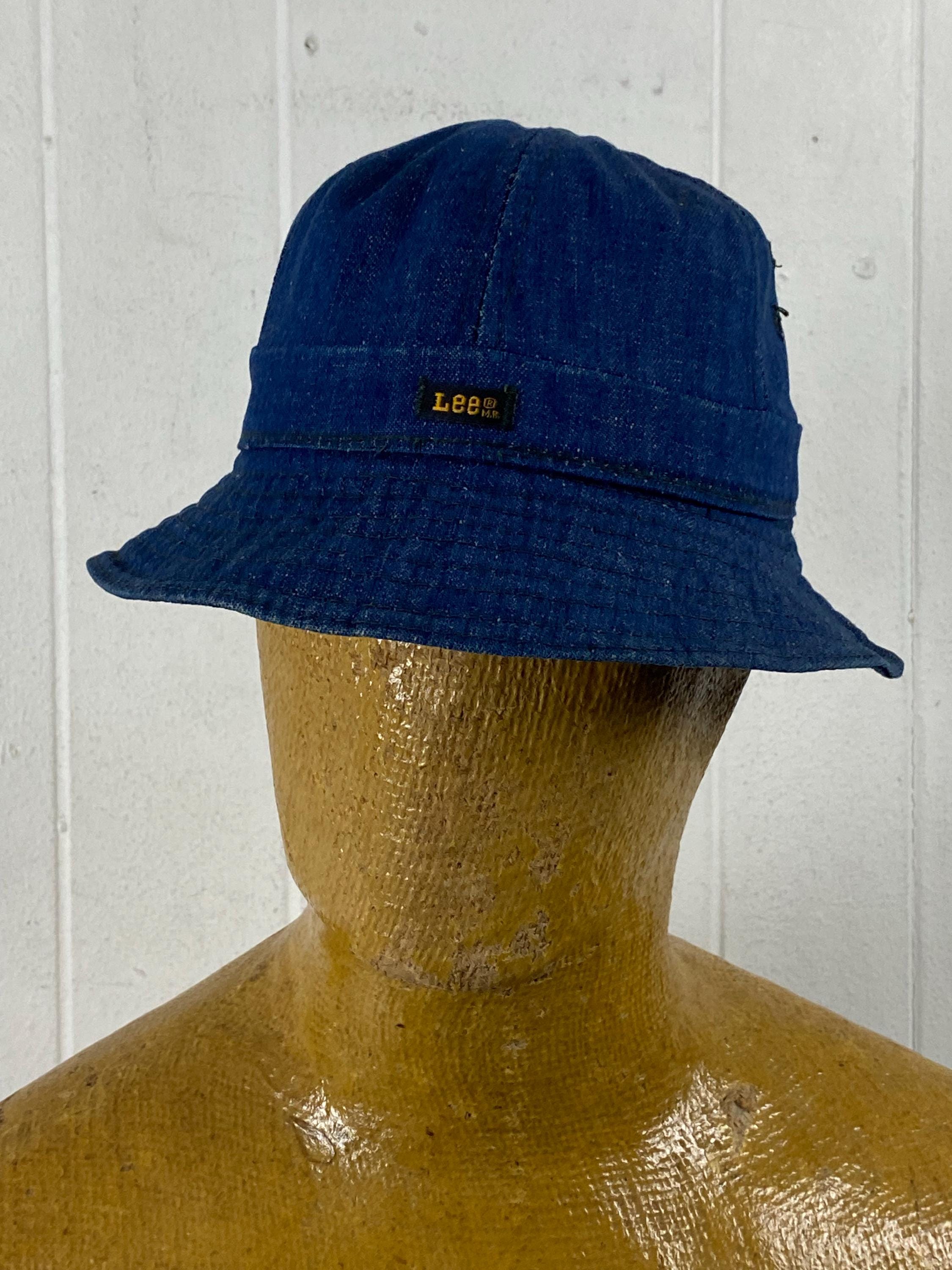   Jeans バケット ハット 70s Denim Hat - Etsy