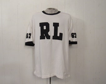 Vintage t shirt, RL 67 shirt, 1980s shirt, Polo Ralph Lauren, Ralph Lauren shirt, vintage clothing, size large