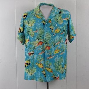 60's Rayon Shirt - Etsy
