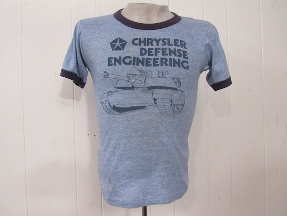 Vintage t shirt, 1970s t shirt, tank t shirt, Chry