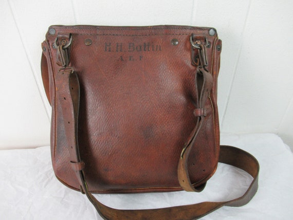 Vintage bag, 1900s bag, shoulder bag, messenger b… - image 5