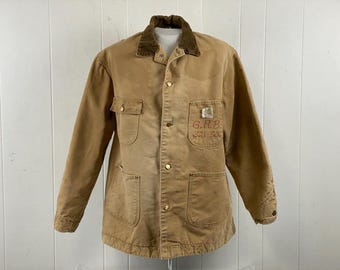 Vintage 1970s JC Penney Men's Big Mac Railroad Stripe Denim Work