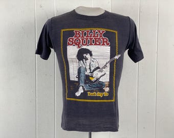 Vintage 1988 BILLY BRAGG Workers Playtime America Tour T Shirt Xs