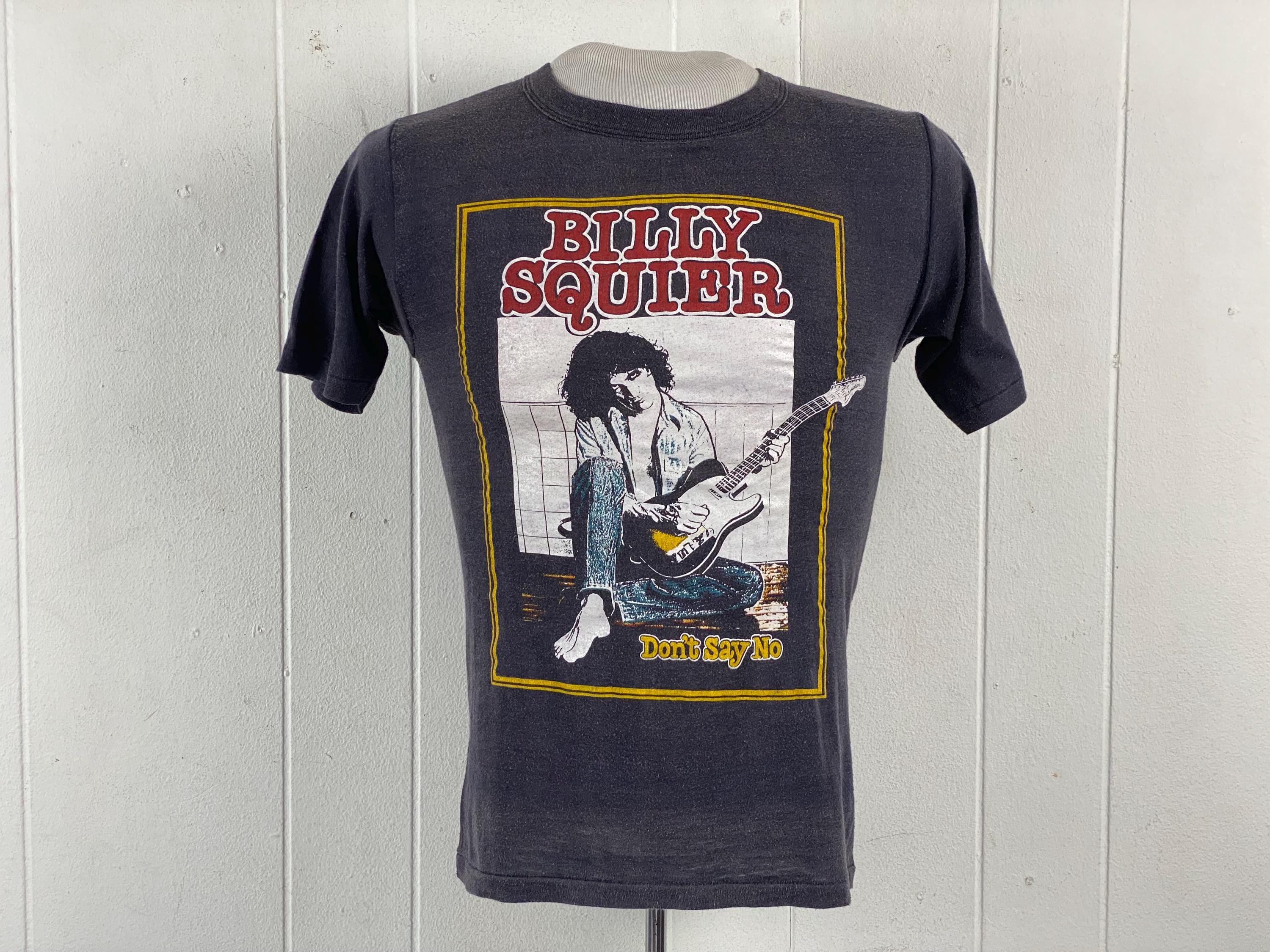 1980s Tour T Shirt, Size Small, Billy Squire World Tour 81 T Shirt 