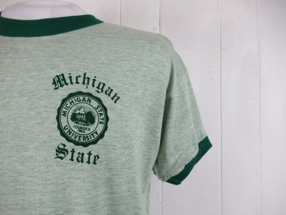 Vintage t shirt, Michigan State t shirt, MSU t shi