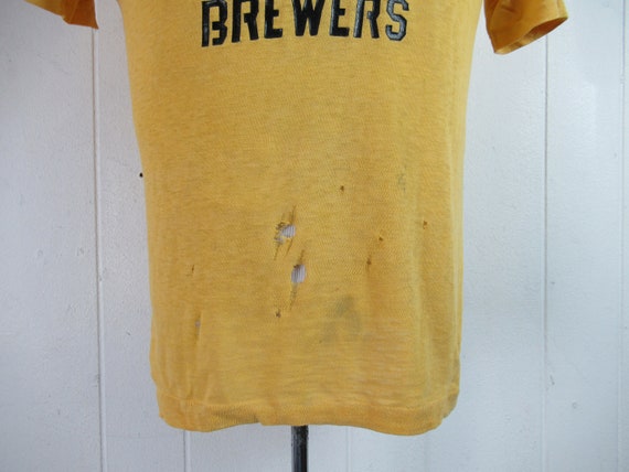 Vintage t shirt, 1960s t shirt, Richmond Brewers,… - image 4