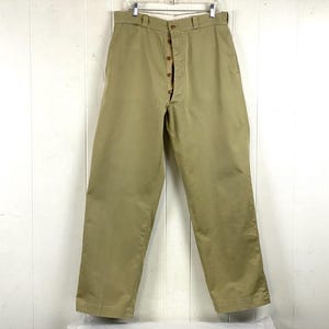 1950s Army Chino Pants - Etsy