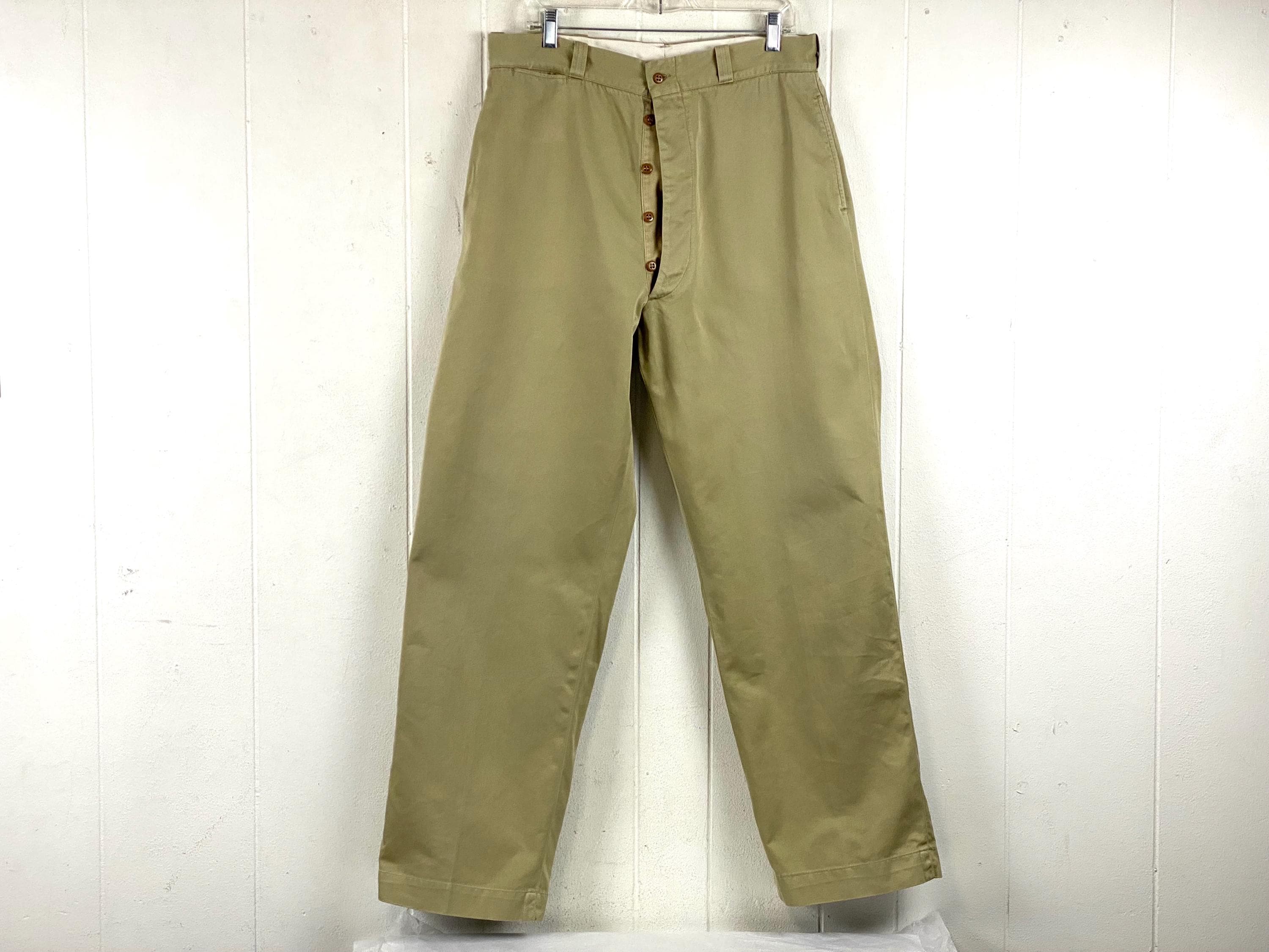 1950s Army Chino Pants - Etsy