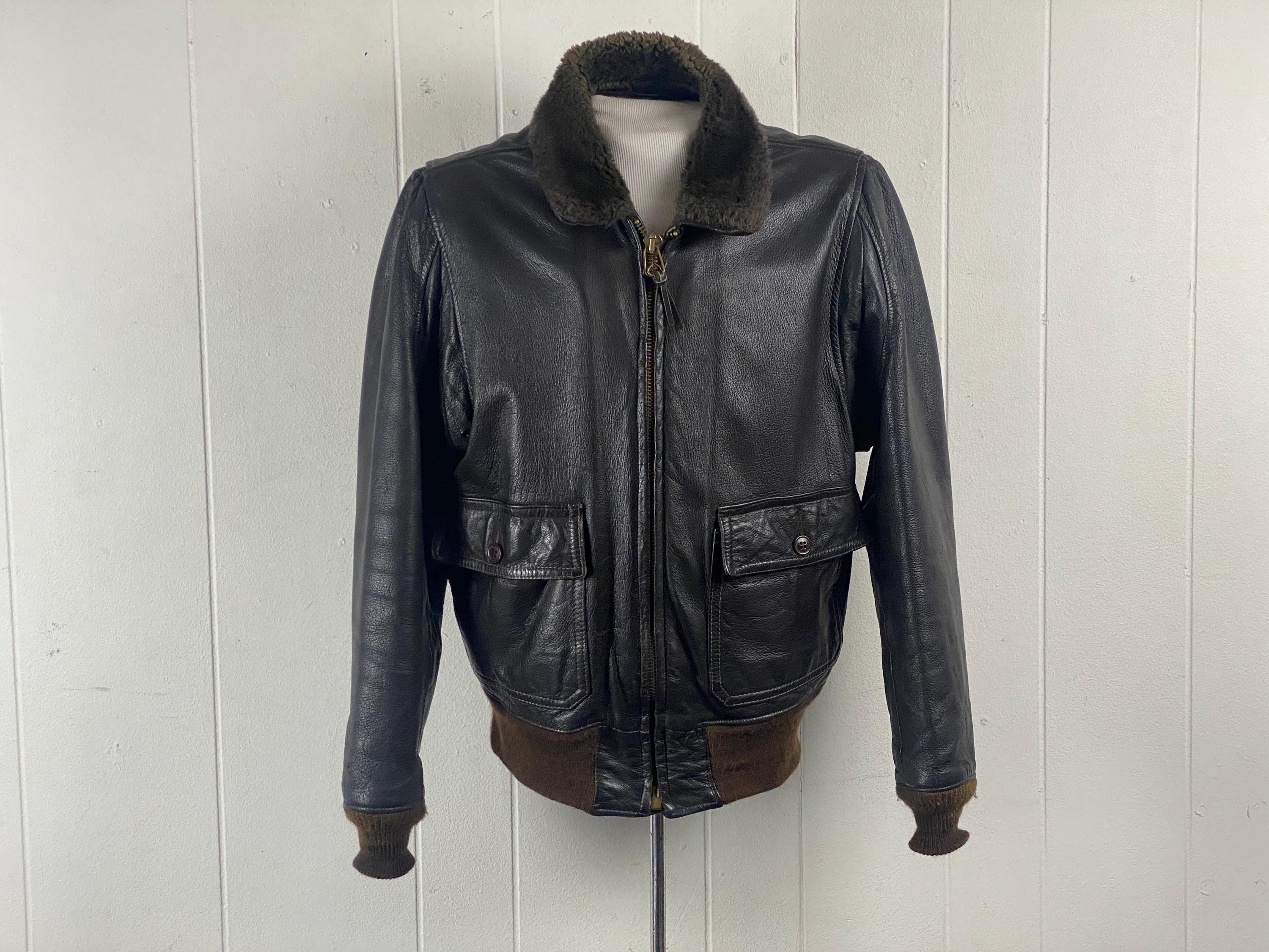 Vintage Jacket, Size Medium, Bomber Jacket, G-1 Jacket