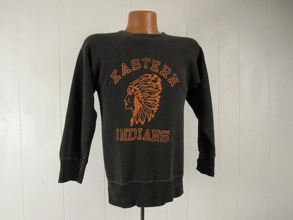 Vintage sweatshirt, 1950s sweatshirt, school sweat